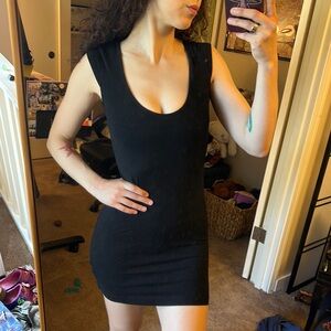 H&M Black Bodycon Sleeveless Dress